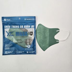 Khẩu trang 5D Xuân Lai 10 Khẩu trang 5D màu rêu
