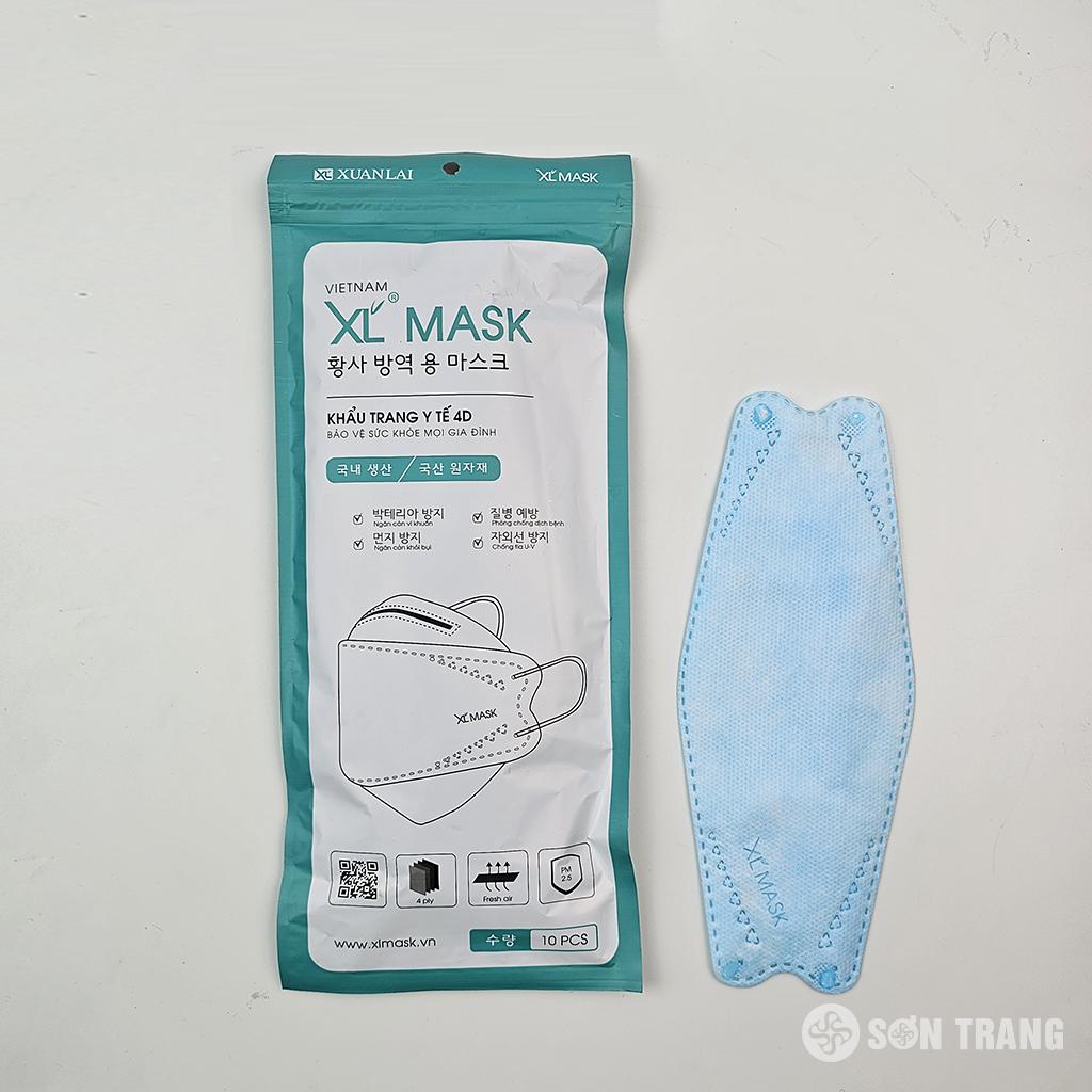 Khẩu trang KF94 kháng khuẩn 4 lớp 2 Khau trang kf94 xuan lai mau xanh